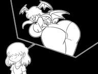 2022 aged_up alternate_outfit artist:laccer bending_over big_breasts character:lucy_loud claws fangs looking_back open_mouth smiling solo succubus succubus_outfit tagme thought_bubble wings // 1600x1200 // 383KB