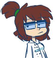 2015 aged_up alternate_hairstyle character:lisa_loud lab_coat ponytail solo // 939x965 // 208.6KB