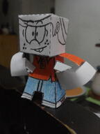 2017 artist:syfyman2xxx character:lincoln_loud papercraft photo smiling solo // 3072x4096 // 3.8MB