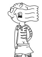 2016 american_flag artist:nam_anon ass character:liberty_loud character:lincoln_loud flag genderswap jojo's_bizarre_adventure original_character parody solo topless // 600x800 // 51KB