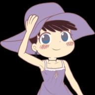 2016 alternate_outfit artist:phee character:luna_loud hand_on_head looking_at_viewer pure_luna solo sun_hat transparent_background // 1000x1000 // 296KB