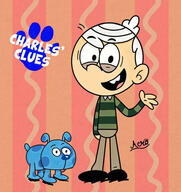 artist:acropolisgd blues_clues character:charles character:lincoln_loud // 900x956 // 107.5KB