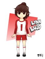 2021 artist:taki8hiro character:lynn_loud looking_at_viewer smiling solo // 3500x4500 // 2.3MB