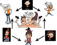 2016 artist_request character:jimmy_neutron character:lincoln_loud character:timmy_turner crossover fairly_oddparents fusion group jimmy_neutron_boy_genius // 1024x806 // 370KB