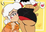 2021 aged_up artist_request ass big_ass blushing character:lincoln_loud character:stella_zhau freckled_ass freckles interracial panties smiling stellacoln tagme underwear // 585x401 // 204KB
