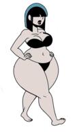 aged_up artist:chillguydraws au:thicc_verse big_ass big_breasts character:lucy_loud edit open_mouth solo tagme thick_thighs two_piece_swimsuit // 336x569 // 47.8KB