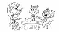 2016 artist_request character:carol_pingrey character:lincoln_loud character:lola_loud lineart // 552x305 // 83.4KB