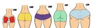 2016 artist:scobionicle99 ass character:leni_loud character:lori_loud character:luan_loud character:luna_loud character:lynn_loud freckled_ass freckled_back freckled_thighs panties text underwear // 4000x1200 // 671KB