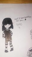 2016 artist:nerd16 character:lucy_loud dialogue photo solo text // 4160x2340 // 1.7MB