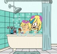 2023 artist:alejindio bath bathroom bubble bubble_bath cat character:mick_swagger character:sam_sharp character:simon_sharp commission commissioner:jackleighton19 nude photo shampoo soap sponge // 1280x1220 // 1.2MB