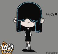 2016 artist:feverr character:lucy_loud logo solo text // 550x510 // 32KB