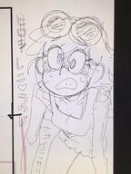 artist_request character:leni_loud japanese sketch solo text westaboo_art // 768x1024 // 122.7KB