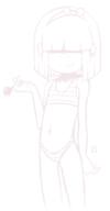 2017 artist:vs_drawfag bikini character:lucy_loud pigslut swimsuit // 446x853 // 78KB