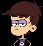 2016 character:luna_loud frowning half-closed_eyes looking_at_viewer raised_eyebrow solo transparent_background vector_art // 1280x1343 // 206KB