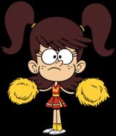 2017 aged_down alternate_hairstyle alternate_outfit character:luna_loud cheerleader looking_at_viewer pigtails pom_poms solo transparent_background vector_art // 2546x2981 // 686KB