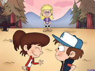 2016 character:dipper_pines character:lynn_loud character:pacifica_northwest jealous // 1600x1200 // 884KB