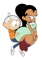 artist:teecee ass bare_breasts big_ass big_breasts carlotacoln character:carlota_casagrande character:lincoln_loud freckles interracial seductive_smile size_difference smiling sweat wide_hips // 1104x1522 // 200.1KB