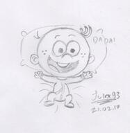 artist:julex93 baby character:lincoln_loud solo // 401x412 // 35.7KB