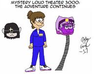 artist:fromequestria2la character:lori_loud character:lucy_loud character:lynn_loud mystery_science_theater_3000 // 754x593 // 113KB