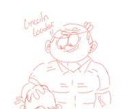 2017 aged_up artist:fullhero18 character:lincoln_loud character:lucy_loud fanfiction:lincoln_louder muscular muscular_male sketch text // 600x500 // 86KB