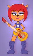 2016 artist:scobionicle99 character:lammy character:luna_loud cosplay guitar umjammer_lammy // 1200x2000 // 2.3MB