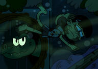 alligator artist:jake-zubrod character:stella_zhau crossover feet underwater // 1280x906 // 98.7KB
