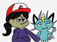 2016 alola_meowth character:ronnie_anne_santiago coloring crossover hat pokemon smiling smug // 1024x768 // 126KB