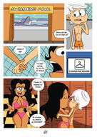 2023 aged_up artist:lupdrawer big_breasts bikini character:lincoln_loud character:maria_santiago comic drawer freckles interracial kiss kissing mariacoln nipples tagme two_piece_swimsuit // 2480x3508 // 1.3MB