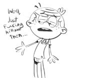2016 character:lincoln_loud dialogue sketch solo text // 1100x900 // 141.4KB