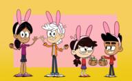 2024 aged_up artist:alejindio bunny_ears carlaide character:adelaide_chang character:carlino_casagrande character:lincoln_loud character:ronnie_anne_santiago commissioner:theamazingpeanuts easter ronniecoln // 3555x2192 // 1.6MB