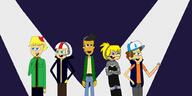 2016 artist:kbinitialdream8250 character:bobby_santiago character:christopher_mouth_gonzalez character:dipper_pines character:gunther_magnuson character:kick_buttowski crossover gravity_falls group kick_buttowski:suburban_daredevil // 1024x513 // 166.8KB