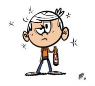 2019 artist:gl!b beer beverage character:lincoln_loud drunk holding_beverage looking_at_viewer solo source_request // 795x720 // 113.1KB
