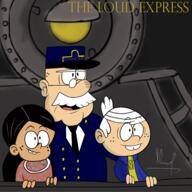 2016 character:bud_grouse character:lincoln_loud character:ronnie_anne_santiago parody The_Polar_Express // 4000x4000 // 4.0MB