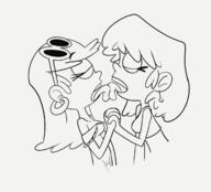 2016 artist:caencer character:leni_loud character:lori_loud cleavage eyes_closed fingering french_kissing hand_holding kissing licking loreni masturbation open_mouth sketch tongue_out yuri // 1210x1097 // 255.9KB
