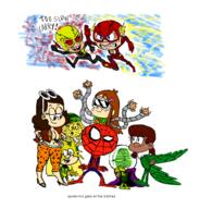 2016 background_character big_breasts browncoln character:brown_qt character:chandler_mccann character:cookie_qt character:lincoln_loud character:shy_qt character:sweater_qt character:thicc_qt cookiecoln dc_comics flash marvel_comics shycoln size_difference spider-man superhero sweatercoln thiccoln thick_thighs wide_hips // 570x594 // 275KB