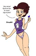 artist:firexhit cameltoe character:luna_loud guitar_pick holding_object looking_at_viewer nipple_outline smiling solo spanish talking_to_viewer thong underwear // 465x722 // 61.5KB