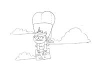 2017 artist:baryl ass balloon big_ass character:lola_loud cloud objectification parody sign solo text the_simpsons // 774x572 // 55KB
