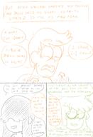 2021 after_sex aged_up artist:adullperson character:lincoln_loud character:lisa_loud character:lucy_loud comic dialogue sketch text // 1300x1900 // 736.0KB