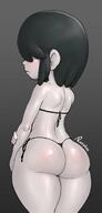 artist:ruruduu ass bikini blushing character:lucy_loud from_behind_position panties rear_view solo swimsuit tagme thick_thighs underwear // 598x1242 // 51KB