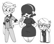 2022 aged_up artist:juicyunknown character:lincoln_loud character:lucy_loud character:lupa_loud looking_at_viewer original_character pentagram sin_kids wide_hips // 3534x2836 // 1.0MB