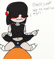 2016 artist:vinnietwotoes blushing bulge character:lincoln_loud character:lucy_loud cowgirl_position crossdressing dialogue dress_lift genderswap looking_at_viewer lucycoln lying midriff on_back on_knees panties pov presenting presenting_panties skirt_lift spread_legs talking_to_viewer text underwear yaoi // 1405x1529 // 351KB