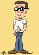 artist:jake-zubrod beer character:hank_hill holding_object king_of_the_hill solo style_parody // 1024x1448 // 99.6KB