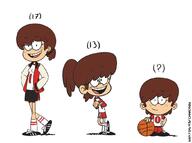 2016 age_progression aged_down aged_up arms_crossed artist:donchibi ball basketball basketball_ball character:lynn_loud half-closed_eyes hands_in_pockets looking_at_viewer open_mouth pose raised_eyebrow smiling tagme // 1045x778 // 202.8KB