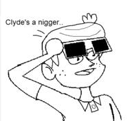 2016 artist_request character:lincoln_loud dialogue meme open_mouth parody parody:v_goes_to_the_movies racism redraw solo sunglasses text // 430x397 // 29KB
