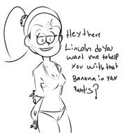 2016 character:luan_loud dialogue luancoln sketch solo text // 600x650 // 130KB