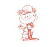 2016 alternate_outfit artist:fullhero18 character:lincoln_loud crossover hat holding_object looking_at_viewer pikachu pokeball pokemon smiling solo // 600x500 // 86KB