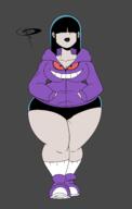 2019 aged_up artist:chillguydraws au:thicc_verse big_breasts character:lucy_loud solo tagme thick_thighs wide_hips // 2100x3300 // 443KB