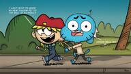 character:lana_loud crossover gumball_watterson the_amazing_world_of_gumball // 2048x1152 // 301.9KB