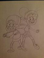 2016 character:luan_loud character:mabel_pines crossover gravity_falls // 2448x3264 // 3.1MB