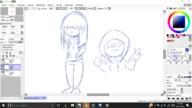 2017 aged_up alternate_outfit artist:scobionicle99 character:lucy_loud hand_gesture hoodie sketch solo wip // 1366x768 // 292KB